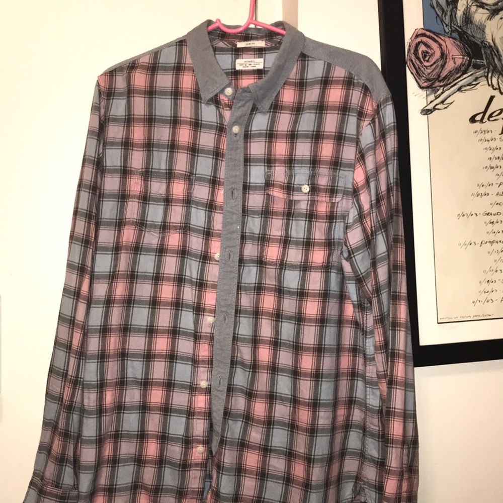 All Saints long sleeve button up